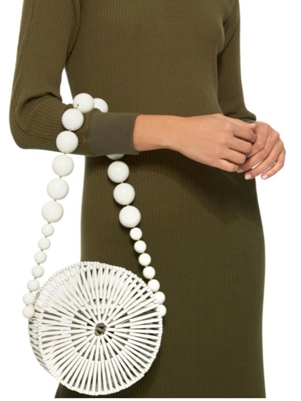 NWT Cult Gaia White Luna Bag